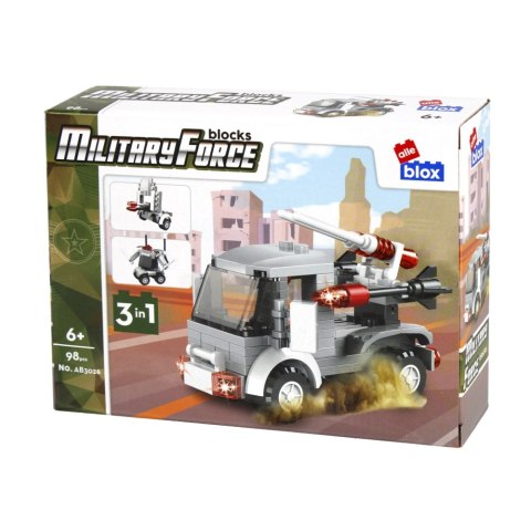 BUILDING BLOCKS 98 ELEMENTS MILITARY ALLEBLOX 492857 ALLEBLOX