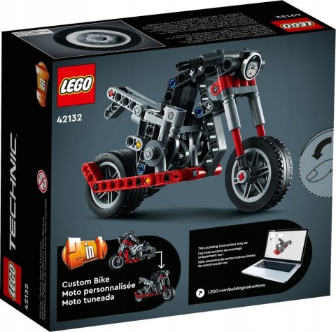 CONSTRUCTION BLOCKS TECHNIC MOTORCYCLE LEGO 42132 LEGO