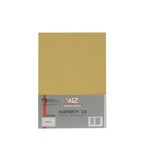 C5 ENVELOPE WITH STRIP BROWN WZ F25 WZ EUROCOPERT