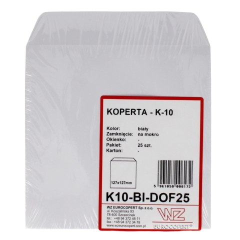 WHITE CD ENVELOPE WZ K10 WZ EUROCOPERT