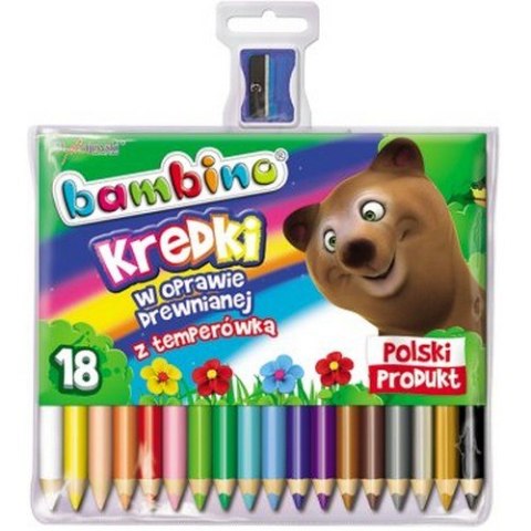 PENCILS 18 COLORS BAMBINO SHARPER MAJEWSKI KR.18/15BA ST. MAJEWSKI