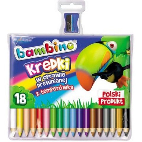 PENCILS 18 COLORS BAMBINO SHARPER MAJEWSKI KR.18/15BA ST. MAJEWSKI