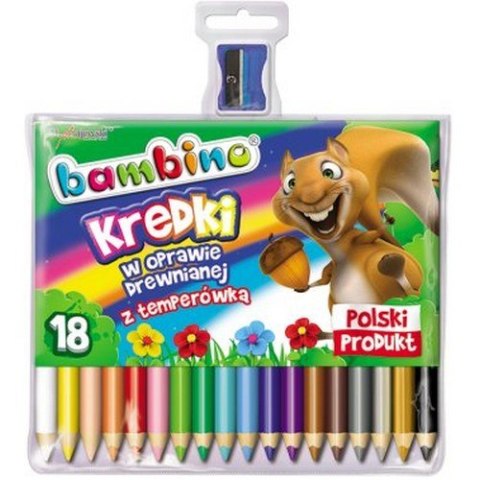 PENCILS 18 COLORS BAMBINO SHARPER MAJEWSKI KR.18/15BA ST. MAJEWSKI