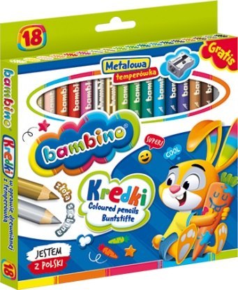 PENCILS 18 COLORS BAMBINO SHARPER MAJEWSKI KR.18/15BA ST. MAJEWSKI