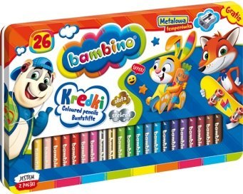 PENCILS 26 COLORS BAMBINO SHARPNESS MAJEWSKI 003226META ST. MAJEWSKI