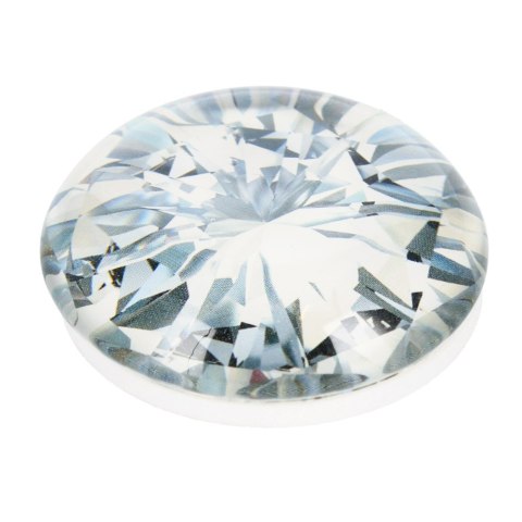 GLASS MAGNET DIAMOND DOME 5 CM MAGNET 117-0-0028 MAGNET