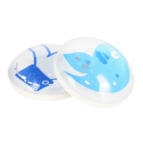 GLASS MAGNET THUMB/BIRD DOME 3.5 CM 2 PCS PACK. MAGNET 115-0-0070 MAGNET