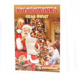 PAINTING BOOK A5 PM CHRISTMAS WITH STICKERS 41550 POL-MAK CARDS