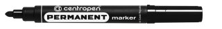 PERMANENT MARKER CENTROPEN 8566/12 ROUND TIP / BLACK CENTROPEN