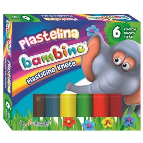 PLASTICIN 6 COLORS BAMBINO MAJEWSKI 001727 ST. MAJEWSKI