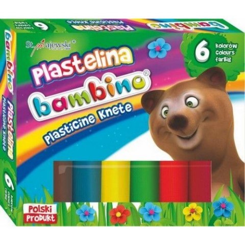 PLASTICIN 6 COLORS BAMBINO MAJEWSKI 001727 ST. MAJEWSKI