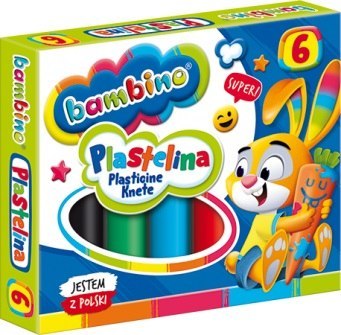 PLASTICIN 6 COLORS BAMBINO MAJEWSKI 001727 ST. MAJEWSKI