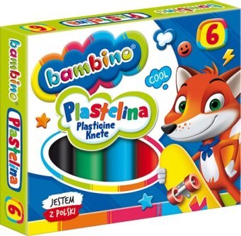 PLASTICIN 6 COLORS BAMBINO MAJEWSKI 001727 ST. MAJEWSKI