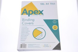 A4 BINDING COVER APEX DELTA LEATHER BLACK FELLOWES 6501001 FELLOWES