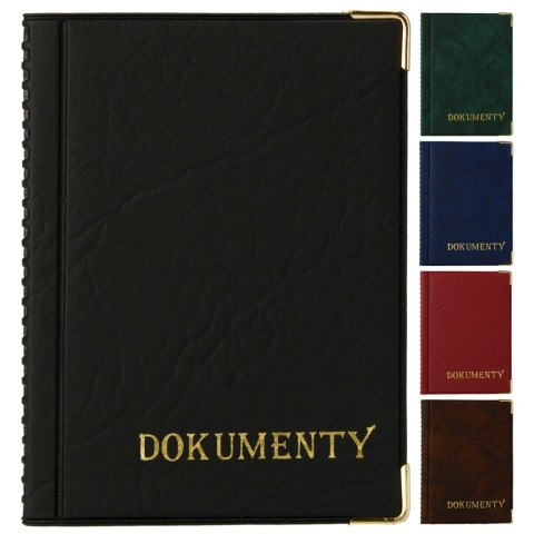 LEATHER LIKE DOCUMENT COVER WITH ECO 21 KM PLASTIC 161792 KM PLASTIC