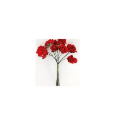 DECORATIVE ORNAMENT PAPER FLOWERS RED PAPER GALLERY ARGO ARGO