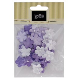DECORATIVE ORNAMENT FLOWERS WITH A PEARL PACK OF 50 PCS. ARGO PAPER GALLERY 252035 AR ARGO