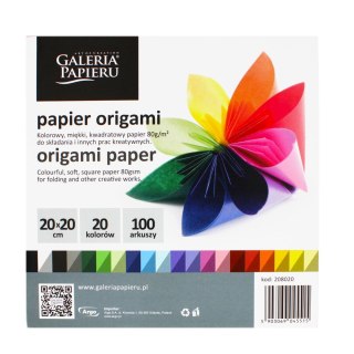 ORIGAMI PAPER 200X200 MIX COLOR PACK100PCS GAL PAP ARGO 208020 ARGO