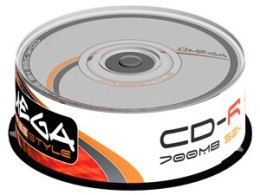 FREESTYLE CD-R 700MB 52X CAKE 25PCS OMEGA 566654 OMEGA