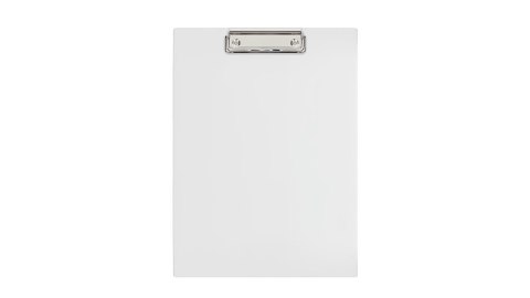 BOARD A4 CLIPBOARD PVC WHITE BIURFOL KH-01-10 BIURFOL