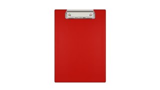 BOARD A5 PVC CLIPBOARD RED BIURFOL KH-00-04 BIURFOL