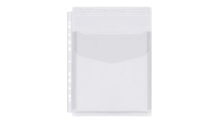 A4 EXTENDED SLEEVE WITH A FLAP FOR PVC CATALOGS PACK. 10 BIURFOL OF-42 BIURFOL