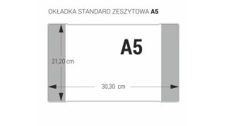 NOTEBOOK COVER A5 - 212 CLEAR OP 10 BIURFOL OZK10-01 BIURFOL