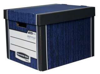 WOODGRAIN FELLOWES ARCHIVE BOX NAVY FELLOWES