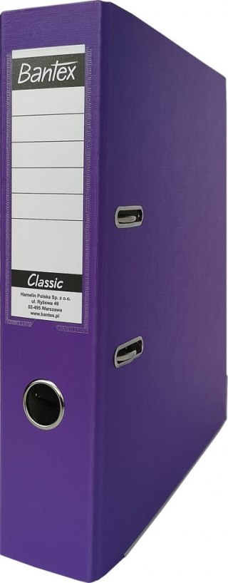 LEVER BIN A4 BANTEX CLASSIC BUDGET, 75 MM BIND, PURPLE HAMELIN