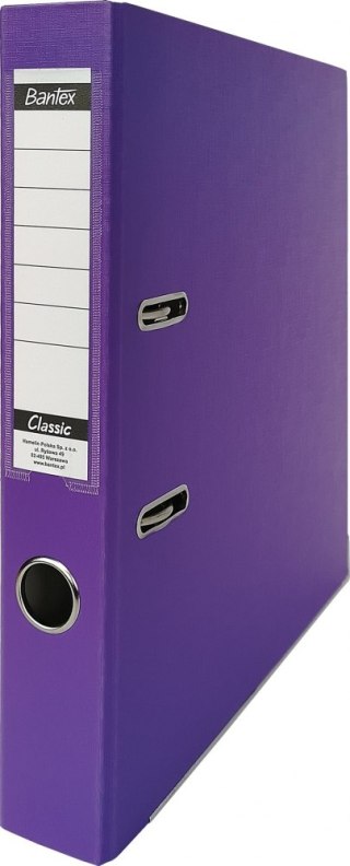 LEVER BINDER A4, SPIN 5 CM, PURPLE, BANTEX BUDGET CLASSIC HAMELIN