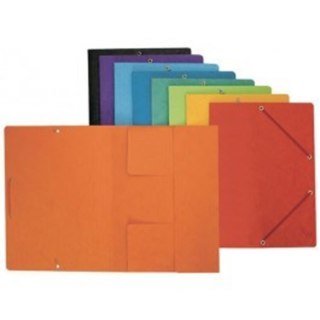 BANTEX A4 ORANGE FOLDER WITH ELASTIC HAMELIN