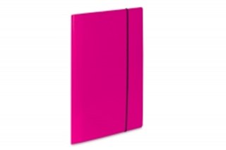 FILE WITH ERASER A4 "1" PINK VAU-PE 302/11 VAU-PE