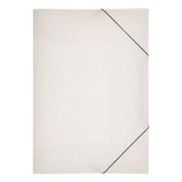 Folder with rubber band plastic A3 3-leaf transparent matt - Durable 21638-19