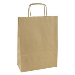 PAP BAG WITH HANDLE 240X320 MIK GRAY FOIL A 10 ANMA
