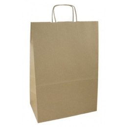 PAP BAG WITH HANDLE 305X445 MIK GRAY FOIL A 10 ANMA