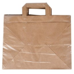PAPER BAG WITH HANDLE 320X245X220 GRAY 25 PCS PAPPYRUS PAPPYRUS