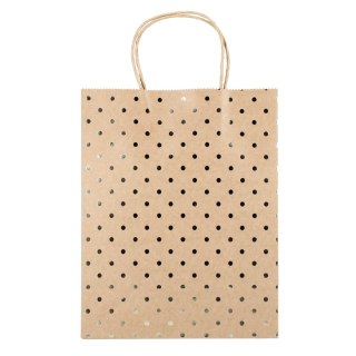 DECORATIVE BAG 20X25 CM KRAFT GOLD PACK OF 5 PCS ARGO 257003 ARG ARGO