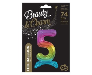 B&C FOIL BALLOON STANDING 5, RAINBOW, 74 CM BC-AST5 GODAN