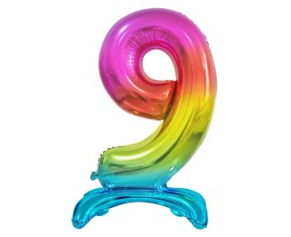 B&C FOIL BALLOON STANDING 9, RAINBOW, 74 CM BC-AST9 GODAN