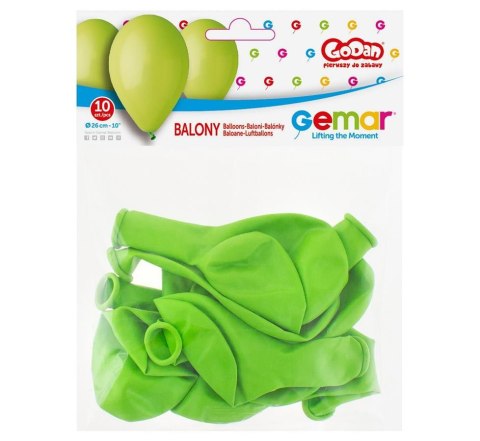 PREMIUM BALLOON PISTACHIO 10"GO PACK10PCS GODAN