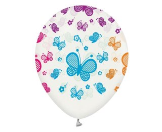 BUTTERFLY BALLOONS, 12"/ 5 PCS