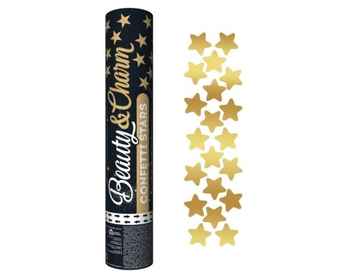 PNEUMATIC CONFETTI GOLDEN STARS/ 30 CM GODAN