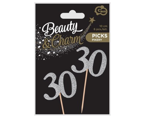 BIRTHDAY PICKERS 30 SRE 100 GO OP6PCS PBH GODAN