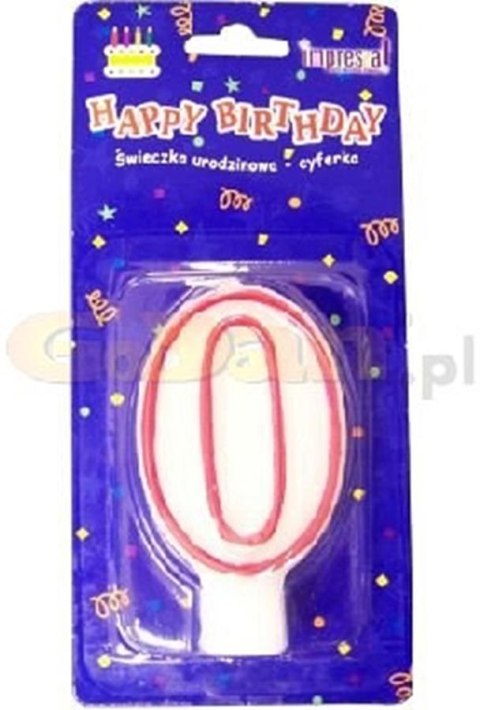 BIRTHDAY CANDLE DIGIT 0 GODAN GODAN