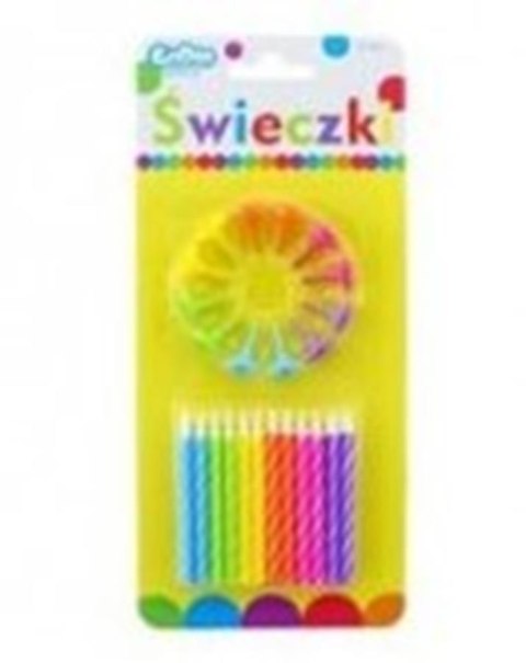 SPIRAL BIRTHDAY CANDLES 24PCS GODAN PF-SUS24 GODAN