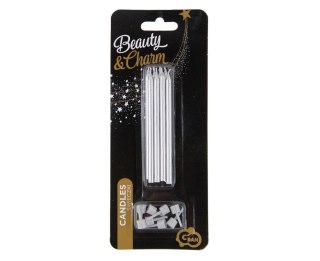 BIRTHDAY CANDLES SIZE 10CM PACK 8PCS B/C GODAN