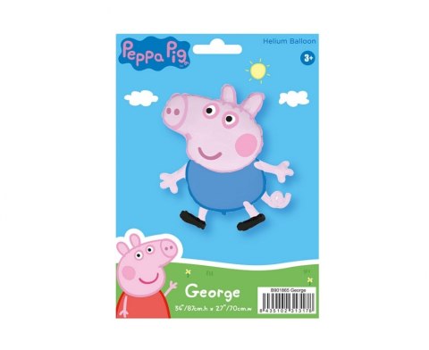 GEORGE PIG FOIL BALLOON, FX 24 INCHES GODAN