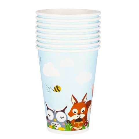 PAPER CUP 200 ML FOREST ANIMALS 8 PCS. ARPEX DC3096-X ARPEX