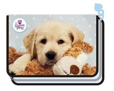 PENCIL CASE 1 ZIPPER 1 FLAP WITH EQUIPMENT PIES SWEET PETS BENIAMIN 110353 BEN BENIAMIN