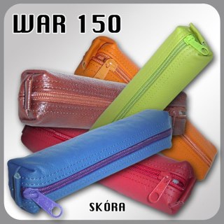 PENCIL CASE TUBE SQUARE ONE ZIP LEATHER ECO WARTA W150 WARTA STELLA